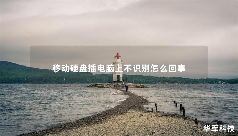 移动硬盘插电脑上不识别怎么回事