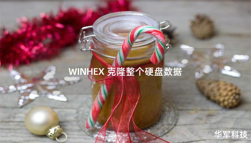 WINHEX 克隆整个硬盘数据