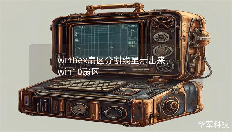 winhex扇区分割线显示出来，win10扇区