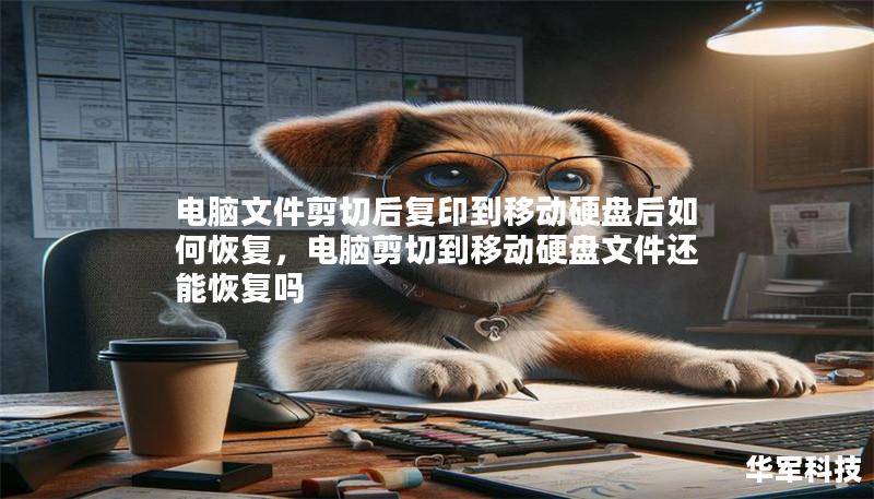 电脑文件剪切后复印到移动硬盘后如何恢复，电脑剪切到移动硬盘文件还能恢复吗