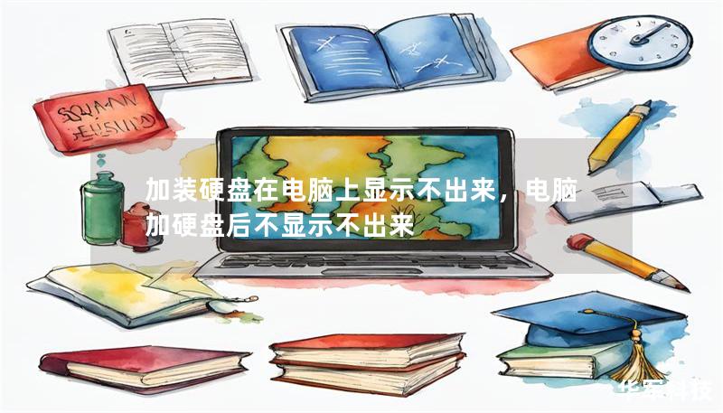 加装硬盘在电脑上显示不出来，电脑加硬盘后不显示不出来