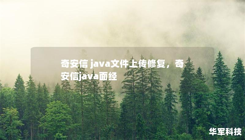 奇安信 java文件上传修复，奇安信java面经