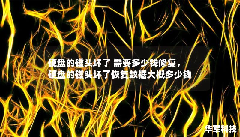 硬盘的磁头坏了 需要多少钱修复，硬盘的磁头坏了恢复数据大概多少钱
