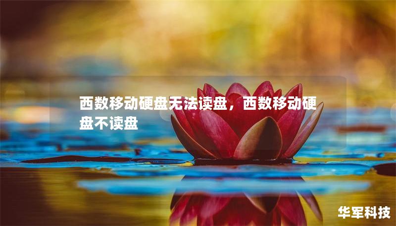 西数移动硬盘无法读盘，西数移动硬盘不读盘