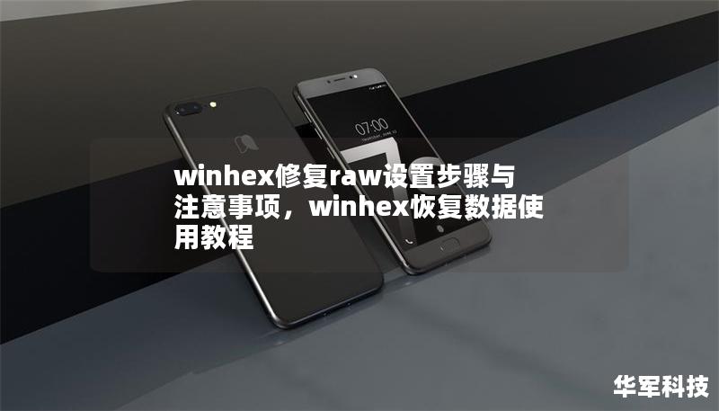 winhex修复raw设置步骤与注意事项，winhex恢复数据使用教程