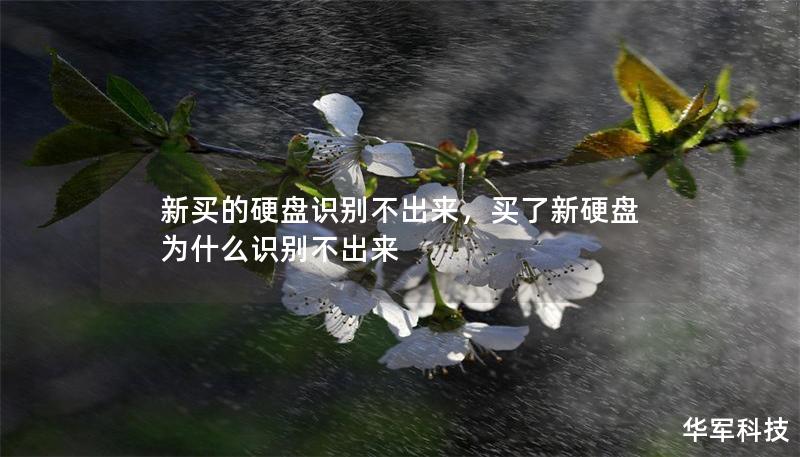 新买的硬盘识别不出来，买了新硬盘为什么识别不出来
