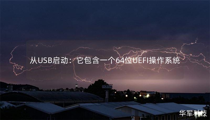 从USB启动：它包含一个64位UEFI操作系统