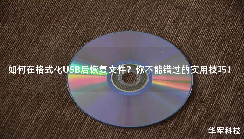 如何在格式化USB后恢复文件？你不能错过的实用技巧！