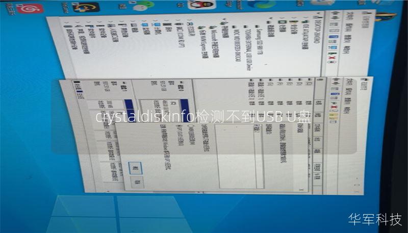 crystaldiskinfo检测不到USB U盘