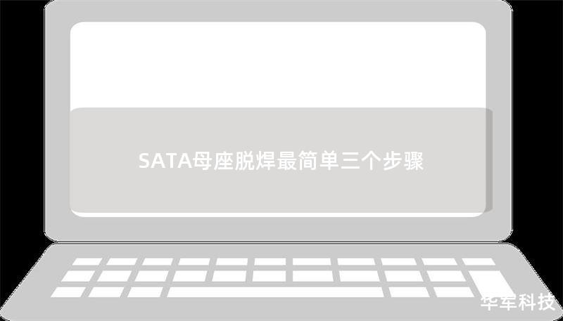 SATA母座脱焊最简单三个步骤