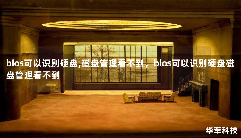 bios可以识别硬盘,磁盘管理看不到，bios可以识别硬盘磁盘管理看不到