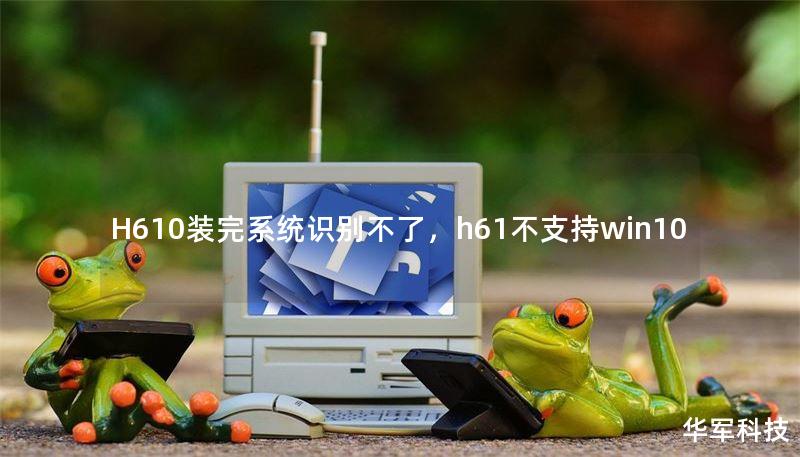 H610装完系统识别不了，h61不支持win10