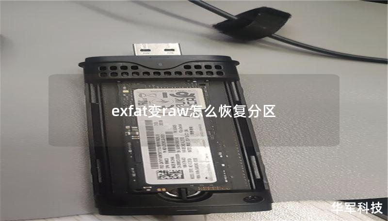 exfat变raw怎么恢复分区