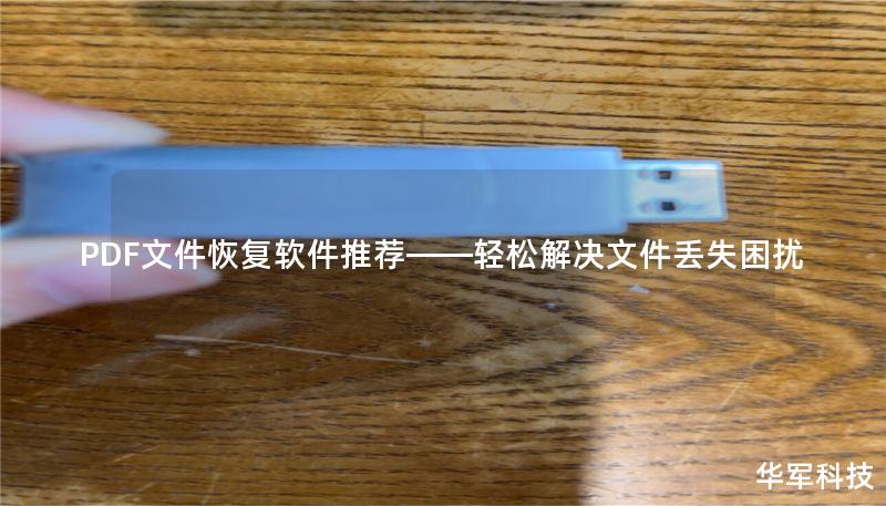 PDF文件恢复软件推荐——轻松解决文件丢失困扰