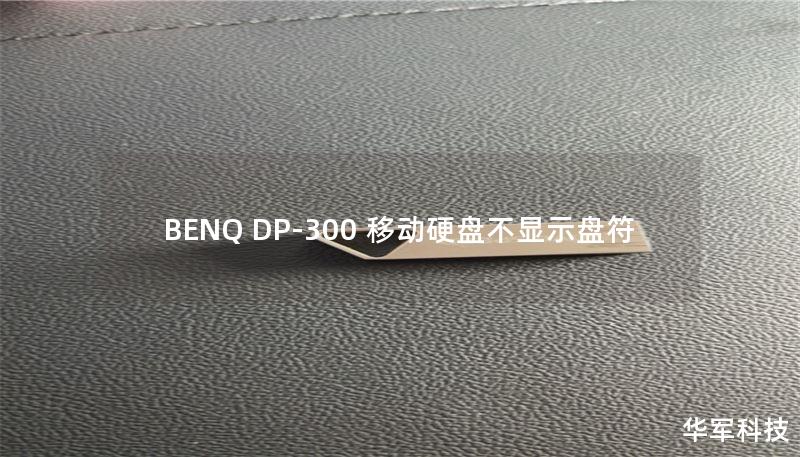 BENQ DP-300 移动硬盘不显示盘符