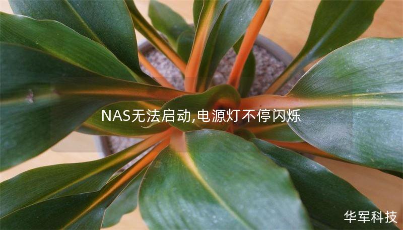 NAS无法启动,电源灯不停闪烁